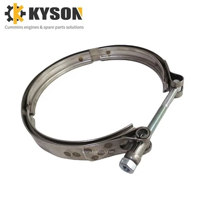 ชิ้นส่วนอะไหล่เครื่องยนต์ดีเซลรถขุด Cummins K19 K38 K50 แคลมป์ V Band 3029631