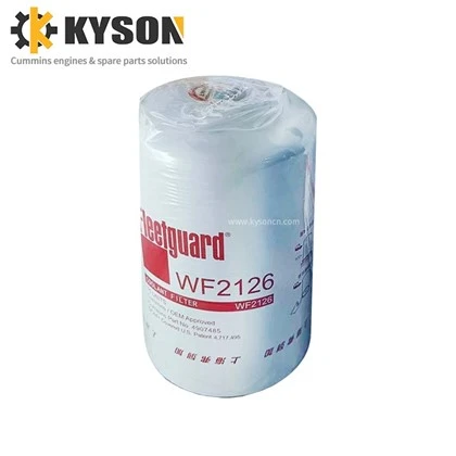 ตัวกรองแยกน้ำน้ำมันเชื้อเพลิง WF2126 WF2125 เหล็กประสิทธิภาพสูงใหม่ + กระดาษกรองสำหรับเครื่องยนต์รถบรรทุก